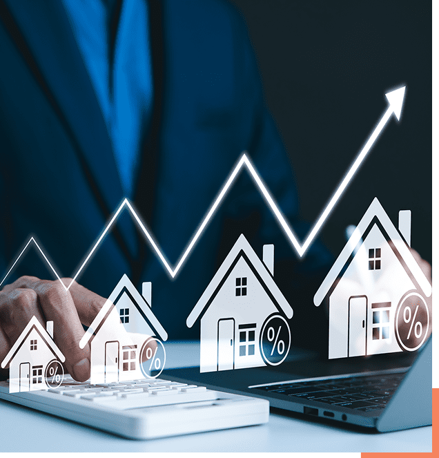 Rising house prices and mortgage interest rates.